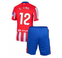Atletico Madrid Samuel Lino #12 Koszulka Podstawowa dzieci 2024-25 Krótki Rękaw (+ krótkie spodenki)